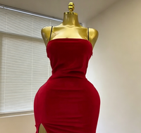 Nouvelle Robe Décontractée d'Été Sexy et Élégante à Dos Nu Plissée Unie à Col Halter