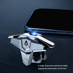Controlador de juego móvil JS66 Botón de juego para teléfono móvil Disparador de juego para <span class=keywords><strong>Pubg</strong></span> Mobile Gamepad Botón Aim Key - Product Image 4