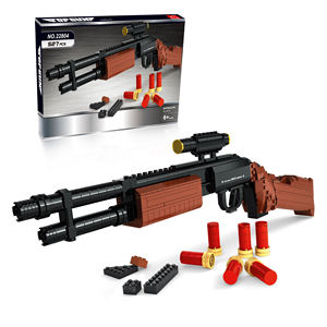 ชุดตัวต่อปืนทหาร Remington <span class=keywords><strong>M870</strong></span> ตัวต่อปืนแบบถอดประกอบได้ ของเล่นตัวต่อปืน - Product Image 1