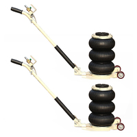 Cric hydraulique robuste pour moto, capacité 3 tonnes, avec coussin d'air pneumatique pour voiture
