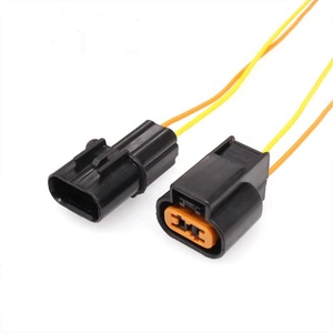 PB625-02027 PB621-02020 Sensor Otomotif Plug 2 Pin Male Female Hitam Tahan Air Kabel Harness - Product Image 2