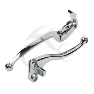 MT241-015 Chrome Brake Clutch Hand Levers Fit For Kawasaki Ninja ZX-10R ZX10R 2006-2007 06