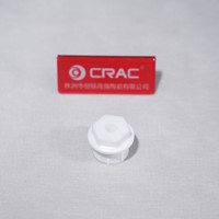 Buses de pulvérisation en céramique de zircone industrielle usinées de haute précision, tolérance de 0,1 mm, pièces en céramique pour applications structurelles