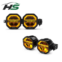 Kits de modules d'éclairage LED connectables avec DRL Osram IP68 IP69K 10 pouces 80W Barre d'éclairage LED modulaire pour 4x4, camion tout-terrain, VTT, UTV
