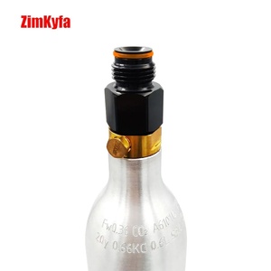 Adaptateur personnalisable en alliage d'aluminium pour convertisseur CO2, raccords Tr21-4 femelle vers G1/2-14 mâle, pour cylindre Sodastream, réservoir ASA, outils pneumatiques, OEM - Product Image 6