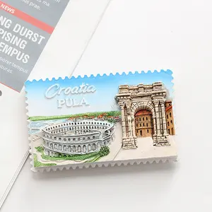 Europa 3D Harz Kühlschrank Magnete handgemachte Reise geschenk Kroatien Pula Souvenirs