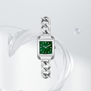 Nouvelle montre pour femme en acier inoxydable de 22 mm, design simple, logo OEM, résistante à l'eau, élégante, montre à quartz - Product Image 2