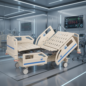 HECAI <span class=keywords><strong>Acheter</strong></span> Flexible Homecare Patient Nursing Hospital Lit avec Commode Toilette pour Patient Handicapé - Product Image 1