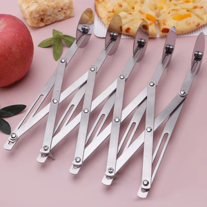 ที่ตัดพิซซ่าสแตนเลสแบบล้อ, ที่ตัดแป้งแบบปรับได้, ที่เขย่าเส้นพาสต้า - Product Image 4