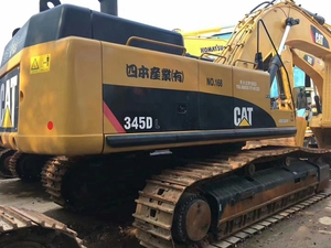 Mini-excavatrice sur chenilles CAT345 d'occasion, 45 tonnes, grande capacité, faible nombre d'heures de fonctionnement, stock suffisant, livraison rapide disponible, en bon état - Product Image 2