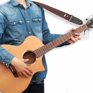 Correa para Guitarra Eléctrica, Correa para Guitarra Acústica Folk, Correas Vintage con Diseño Cruzado, Correas para Guitarra con Bolsillo para Púas, Accesorios para Guitarra - Product Image 5