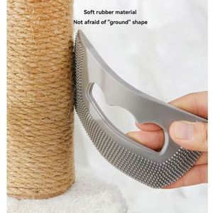 Brosse à poils pour animaux de compagnie en silicone multifonctionnelle et écologique pour chats et chiens - Double face, réutilisable, facile à utiliser - Product Image 5