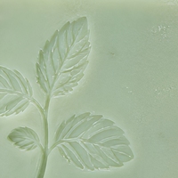 Savon Solide Artisanal à la Menthe Poivrée, Savon Herbal Vert à la Menthe pour le Visage et le Corps