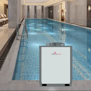 Тепловой насос, заводская настройка, высокоэффективный источник воздуха R410a, коммерческий водонагреватель для бассейна для школьного отеля, бассейн для соревнований