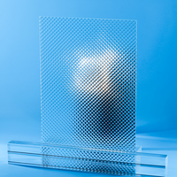 Feuille de diffuseur optique micro-prisme en gros plaque de diffuseur prismatique acrylique pour éclairage LED