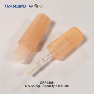 Emballage personnalisé, tubes ronds pour gloss à lèvres de 5 ml avec impression à chaud, sérigraphie, bouchon à vis, tube pour rouge à lèvres et blush pour cosmétiques - Product Image 2