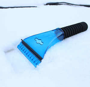 <span class=keywords><strong>Grattoir</strong></span> à glace pour pare-brise de voiture personnalisé CARCATICZ, bleu, en plastique, avec poignée EVA, pour l'hiver - Product Image 5