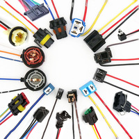 2 3 4 5 6 7 8 10 Pin Konektor Peralatan Sepeda Motor Perakitan Kabel Harness Kabel Otomotif OEM/ODM Pembuatan Perakitan