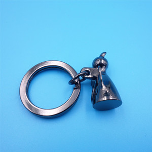3D Cartoon Metal Keychain Zinc Alloy Figurine <b>Key</b> <b>Ring</b> Customizable Gift - Product Image 2