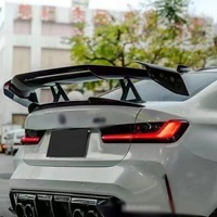 Aileron d'aile de coffre arrière en Fiber de carbone de Style A-D 2016 + G8x M2 M3 M4 F8x M5 M6 aileron de voiture de queue arrière à col de cygne universel