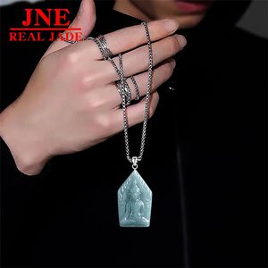 Pendentifs traditionnels pour hommes et femmes <span class=keywords><strong>de</strong></span> la marque Po Kunping Buddha, en émeraude naturelle <span class=keywords><strong>de</strong></span> type A, bleu eau <span class=keywords><strong>de</strong></span> dragon, d'Asie du Sud-Est, <span class=keywords><strong>de</strong></span> <span class=keywords><strong>Thaïlande</strong></span> - Product Image 3