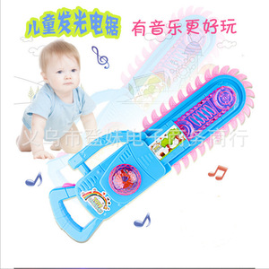Juguete de motosierra iluminado para niños con música y luces intermitentes para niños de 2 a 4 años, material plástico, unisex - Product Image 1