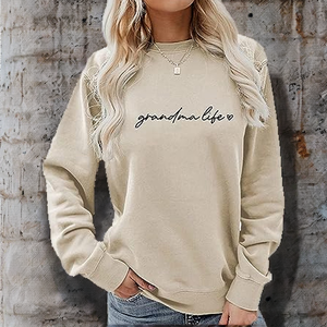 Sudadera con Capucha para Hombre, 220 g/m², Forro de Algodón, Diseño de Letras Invernales, Tejido de Punto, Estampado para Exteriores, Sin Cordones, Color Liso, Talla Grande, OEM - Product Image 3