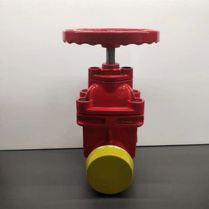 Válvula de Compuerta Estándar de Gran Tamaño, Sellada Suavemente, Roja, PN16, con Vástago Oculto y Asiento Elástico - Product Image 6