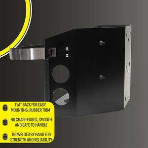 JH-Mech Propan tank halter Wasserdicht 7,5 "x 13" x 10,5 "Schnell verschluss und abschließbare Propan-Tank halterung aus Stahl - Product Image 3