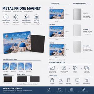 Imán de nevera 3D de metal de <span class=keywords><strong>Barcelona</strong></span> al por mayor, recuerdo de España, pegatina magnética creativa vintage para tienda de regalos, entrega rápida - Product Image 5