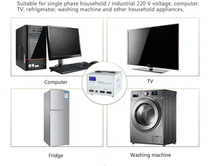 Stabilizer 1kva 2kva 3kva 5kva Automatic Low Voltage Regulator Single Phase 220v Voltage Stabilizer