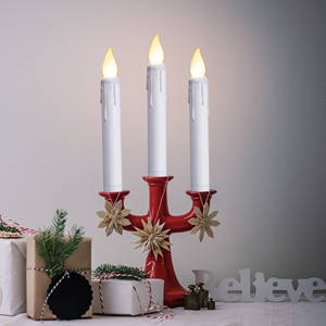 Nhấp nháy từ xa Flameless nến với bộ đếm thời gian Thiết lập của 10-thực tế điện LED trang trí nến đèn - Product Image 1