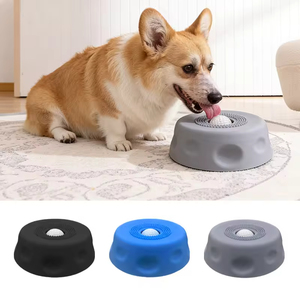 New Slow Feeder <strong>Dog</strong> <strong>Bowls</strong> for Liquid <strong>Food</strong> Bone Broth Yogurt Anti-Slip <strong>Dogs</strong> Silicone Rolling Lick Ball <strong>Bowls</strong> Pet Licking Fun Mat - Product Image 1