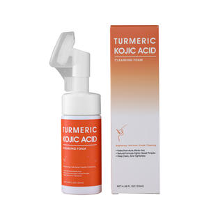 Productos de Cuidado de la Piel de Limpieza Profunda OEM, Cepillo Facial, Limpiador con Ácido Kójico, Limpiador Facial de Espuma de Cúrcuma para el Acné - Product Image 6