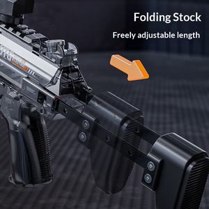 Nouveau modèle <span class=keywords><strong>MP5K</strong></span> Pistolet à eau électrique en plastique, tir automatique continu, recharge rapide, pour le Festival de l'eau 2026, boîte couleur - Product Image 4