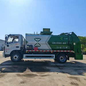 Camion poubelle <span class=keywords><strong>de</strong></span> cuisine personnalisé 4x2, 10 m³, diesel, chargement latéral, camion <span class=keywords><strong>de</strong></span> transfert <span class=keywords><strong>de</strong></span> déchets, norme d'émission Euro3 - Product Image 3