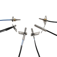 Sensor Termistor NTC untuk Oven Pemanggang Roti, Penggorengan Udara, Sensor Suhu NTC, Sensor Probe Flens untuk Oven Microwave 3435 3950 10k 50k 100k