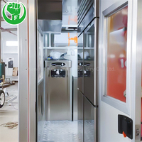 Camion de crème glacée été essentiel basique en acier inoxydable crème glacée remorque alimentaire Mobile nouvel état pour la vente au détail avec AC