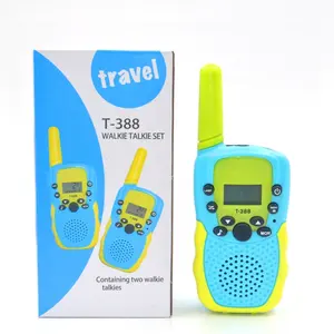Walkie talki t388 para crianças, walkie-talkie para crianças, presentes, automático, 5 pacotes