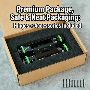 Cerniera Nascosta 3D Regolabile Invisibile a 180 Gradi, 40KG, <span class=keywords><strong>per</strong></span> <span class=keywords><strong>Porte</strong></span> in Legno, Chiusura Automatica con Ammortizzatore Idraulico - Product Image 6