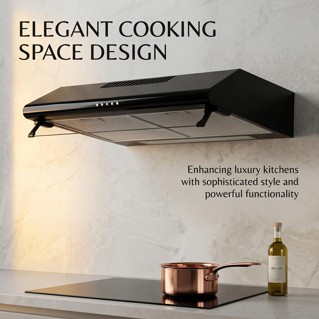 3 Speed Adjustment Electric Conventional Stainless Steel Wall-mounted Aluminum Filter Household Energy Efficiency Class Low