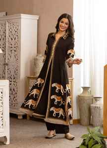 Kurta Moderna de Diseñador para Mujer, Manga Larga, Cuello en V, Diseño de Moda, Precio al por Mayor - Product Image 2