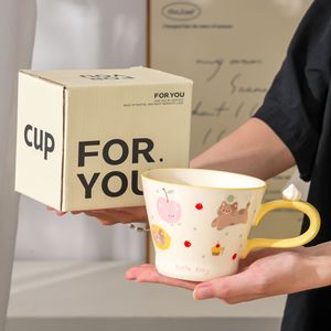 Lelyi eco-friendly porcellana ceramica tazza cartone animato animale Graffiti Design per ufficio ragazze <span class=keywords><strong>caffè</strong></span> acqua potabile tazze <span class=keywords><strong>nome</strong></span> del prodotto - Product Image 6