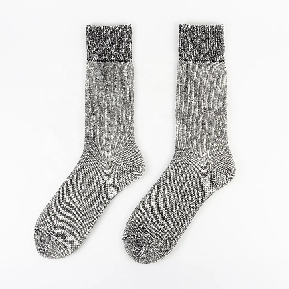 Eco Friendly Custom Crew Recycle Polyester Cotton Casual Socks