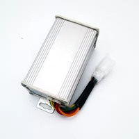 Nouveau Meilleur Convertisseur DC-DC Élévateur de Tension 60-72V/12V vers 12V/24V pour Vélo Électrique 20A Modèle Aluminium Argent 100-48V Facile à Utiliser