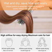 7 en 1 haute vitesse 110000 tr/min sèche-cheveux ensemble de brosses Multi Styler outil ménage souffleur de cheveux brosse Auto Wrap cheveux Styler