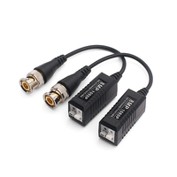 YJS-206HD Accessoires de vidéosurveillance Balun vidéo AHD économique monocanal haute qualité pour caméra