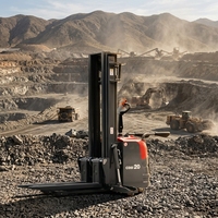 Nouvelle chariot élévateur électrique contrepoids à fourche 1100/1200 mm x 550/685 mm, alimentation 380 V, capacité de charge 1500 kg