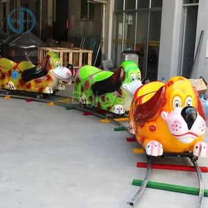 Interesante atractivo <span class=keywords><strong>parque</strong></span> de <span class=keywords><strong>atracciones</strong></span> <span class=keywords><strong>para</strong></span> niños paseos en forma de perro pequeño tren de vía <span class=keywords><strong>para</strong></span> la venta - Product Image 3