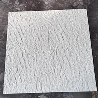 Panneaux de revêtement mural extérieur en poudre d'argile modifiée ignifuge et imperméable, revêtement de façade flexible pour hôtels et bureaux